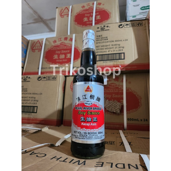 

PRB TTS Pearl River Bridge Superior Soy Sauce / 1 Dus isi 24 x 600ml GROSIR