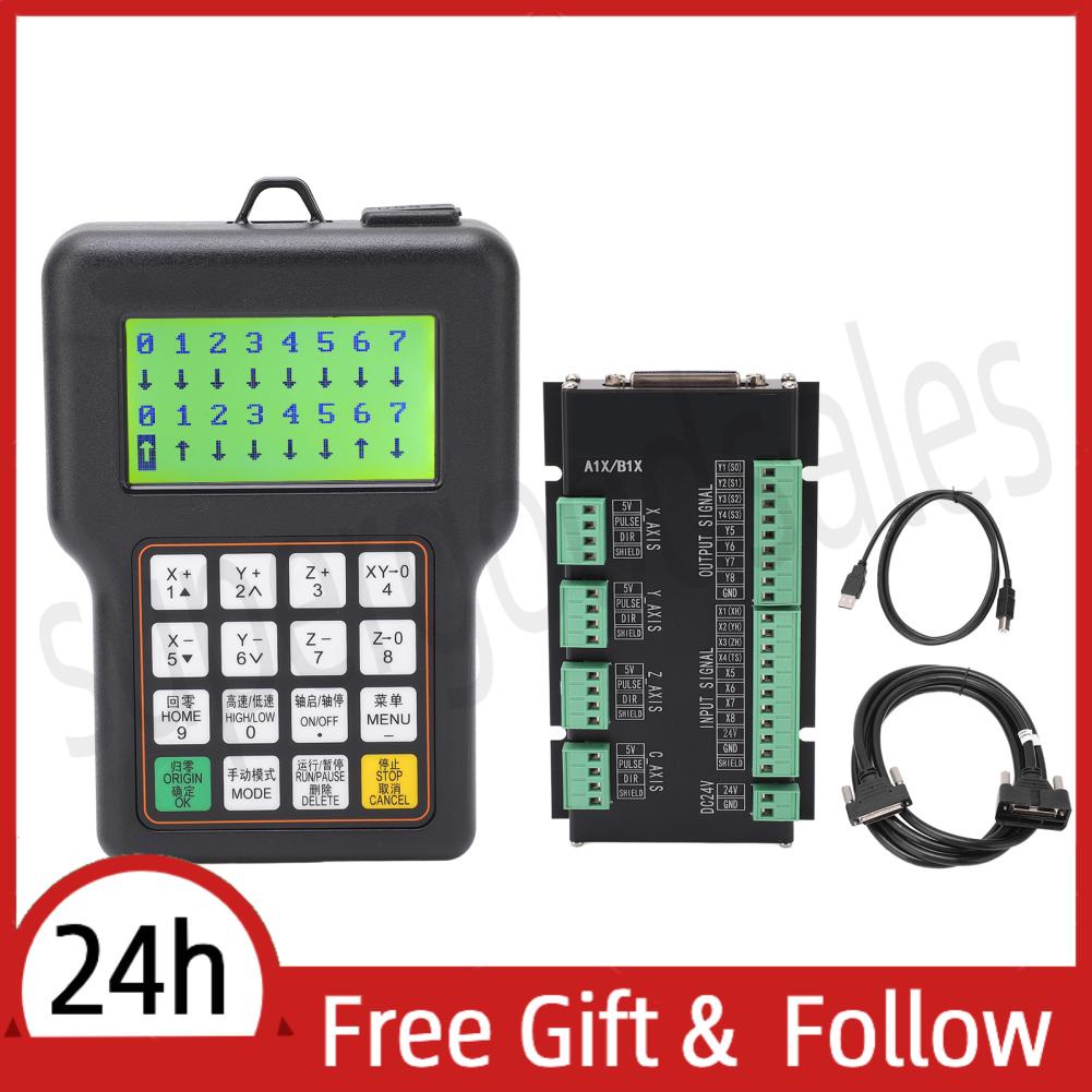 Supergoodsales CNC Control System  2 Modes Motion Controller Board Offline Operation 8 Core Processing CPU for Machine