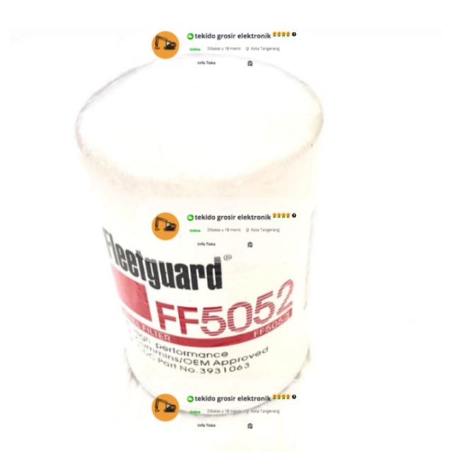 FILTER SOLAR FLEETGUARD FF5052 FF 5052