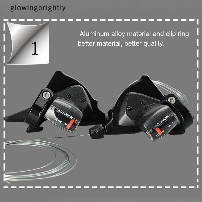 [glowingbrightly] Hak Sepeda Rear Derailleur Front Shifter Shift Lever/9/10 /11 Suku Cadang Kecepatan TFX
