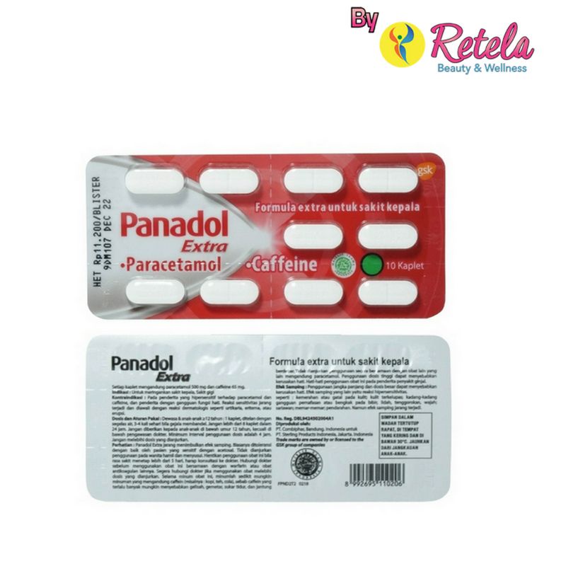 Panadol Extra 1 Strip Isi 10 Tablet