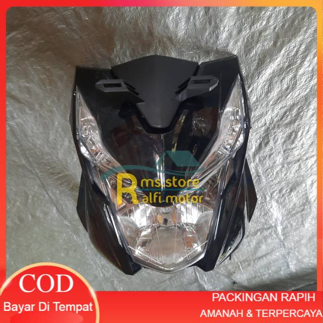 COVER FRONT PANEL BODY TAMENG DEPAN BEAT FI ESP NEW 2017-2019 FULL REFLEKTOR LAMPU DEPAN MURAH 