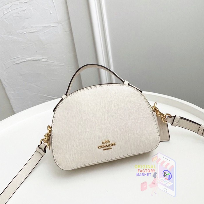 TAS C0ACH 1589 Serena Satchel Crossgrain White Original VS
