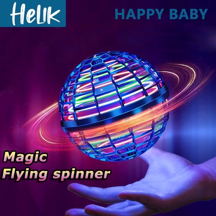 READY Mainan Flying Spinner Bola Terbang Drone Tangan Dikendalikan - Flying Spinner