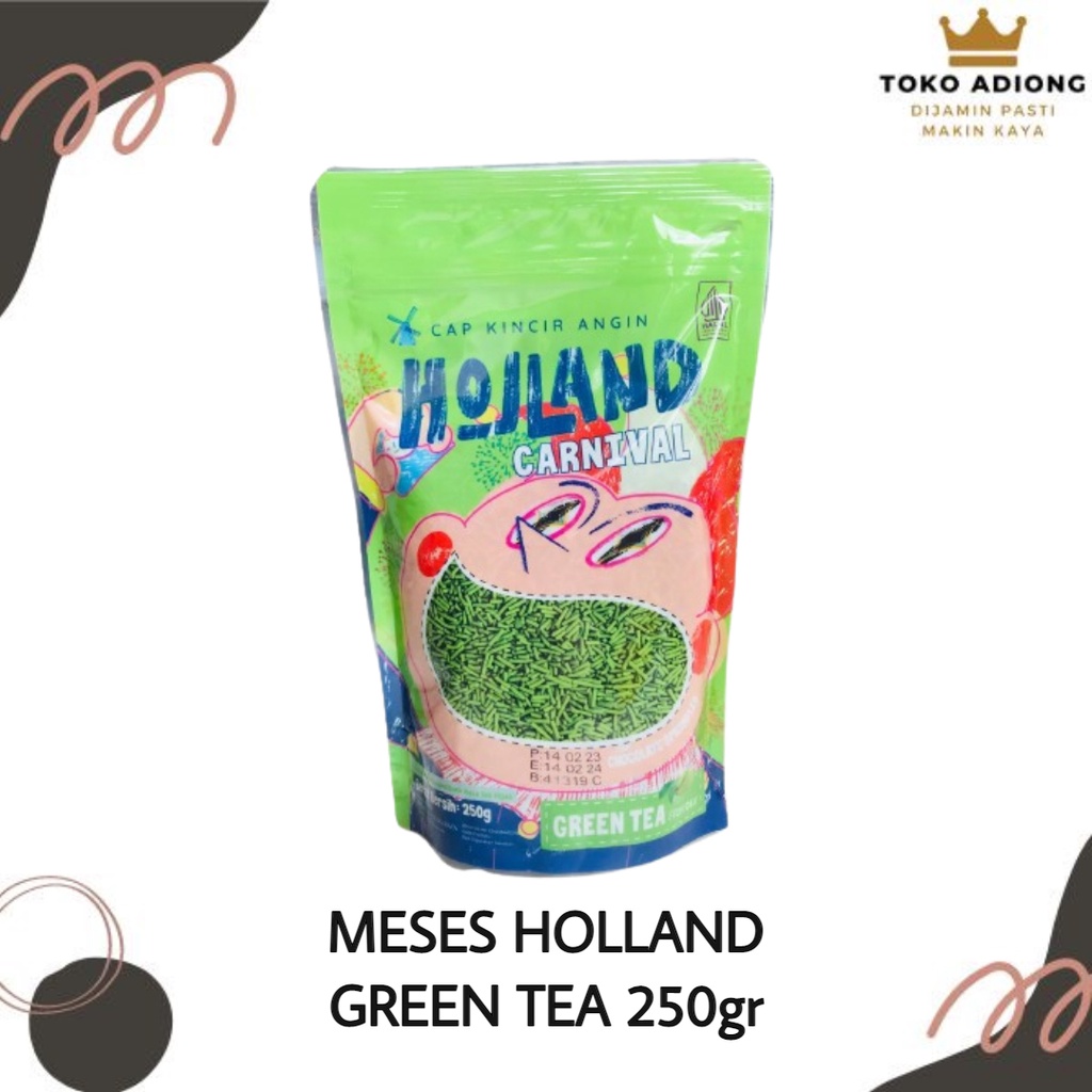 

MESES HOLLAND GREEN TEA 250GR - Meises Holland Carnival Green Tea 250gr - Meses Warna Hijau