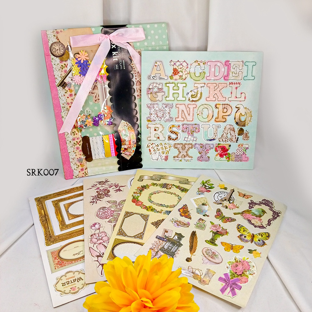 

Alphabet Sticker Kit Scrapbook Dekorasi SRK007
