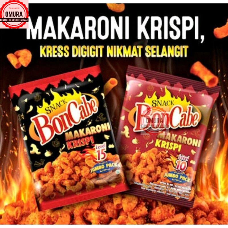 

(PER SASET 1PCS) Makaroni Snack BonCabe 30gr (OM)