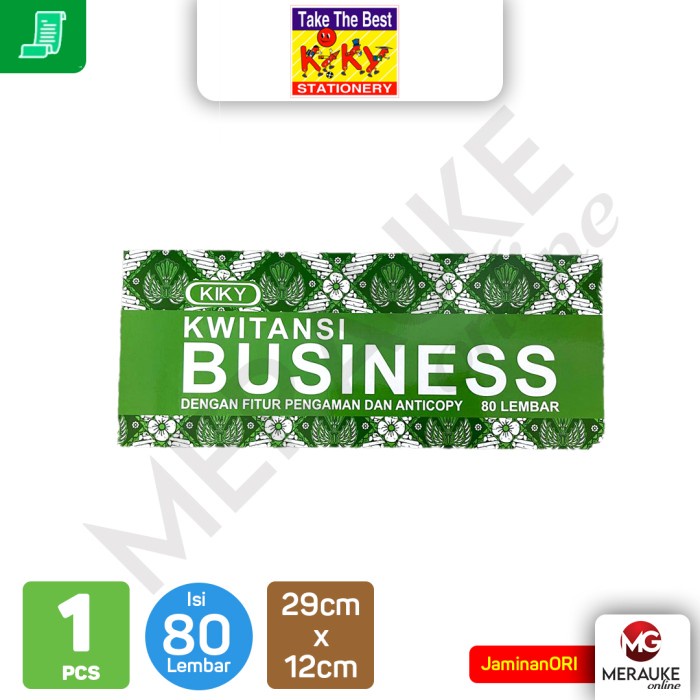 Buku Kwitansi Business KIKY 80 Lembar Besar