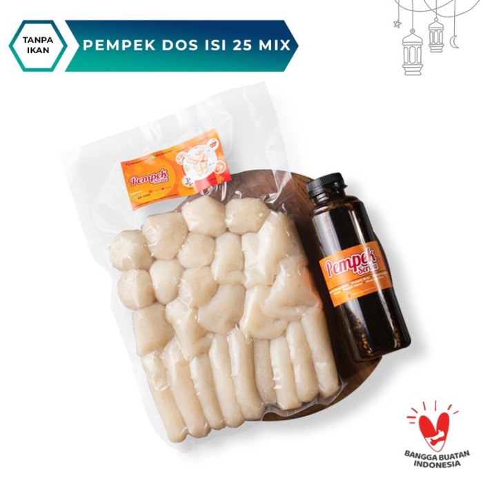

✨Ready Stok✨ - Pempek Palembang isi 25 mix (Pempek Seribu Dos)