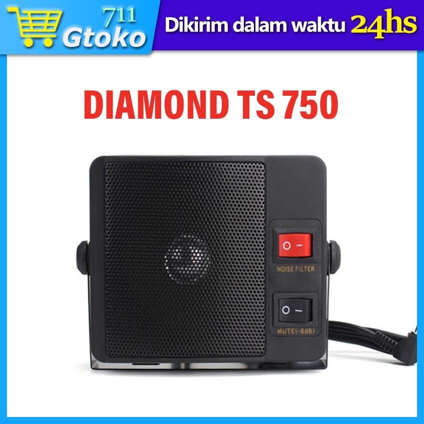 Extra Speaker / Speaker External Radio HT Rig Diamond TS 750 Kenwood Yaesu Icom