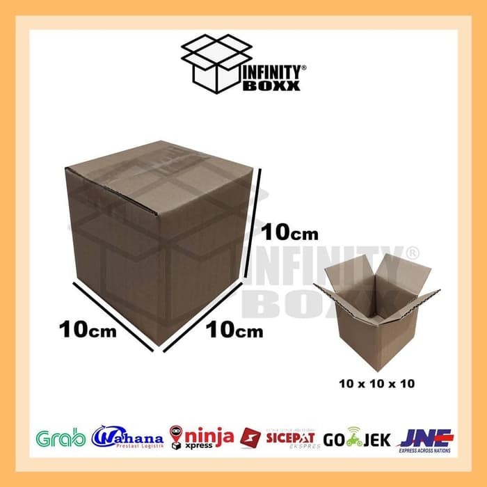 

kardus box luar polos packaging packing 10x10x10 cm POLOS