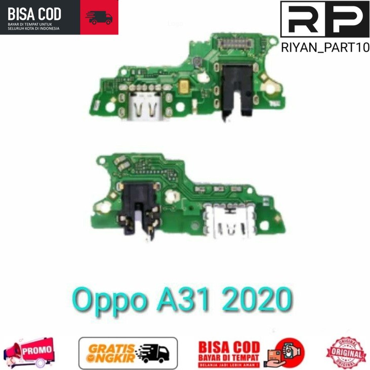 Flexibel Flexible Papan Konektor Charger Oppo A31 2020 | OPPO A8 - Pcb Carger Casan Cas Tc Charging
