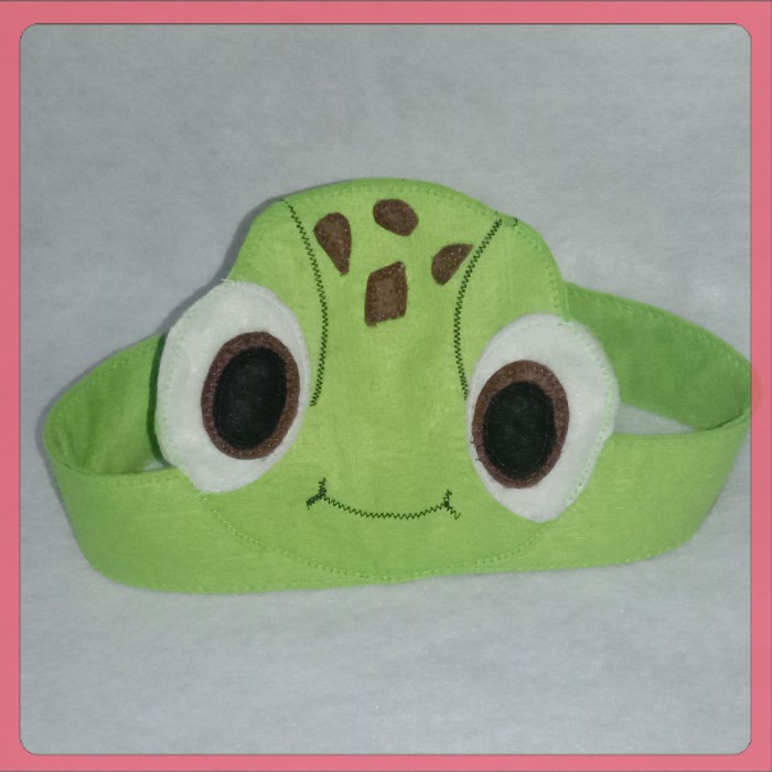 Topi Ikat Kepala Headband Karakter Hewan Kura-Kura Turtle Bando Pesta Paling Populer