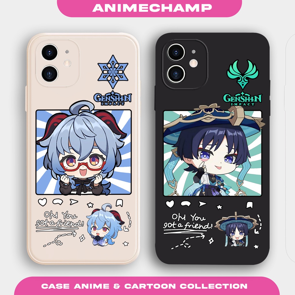 Case Genshin Impact AC233 Vivo Y22 Y12 Y17 Y20 Y16 Y30 Y50 Y91 Y1S Y53S Y35 Y21 Y21S Y20S Y15S V23e 