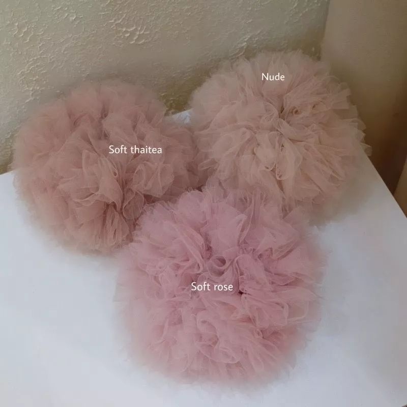 Promo Scrunchie Cepol Hijab Tile Tille Jumbo/Ikat Rambut Hijab-7