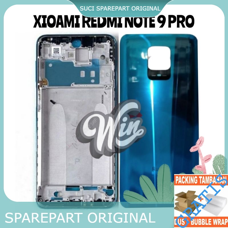 KESING HOUSING XIAOMI REDMI NOTE 9 PRO FULLSET BACKDOOR + FRAME ORIGINAL
