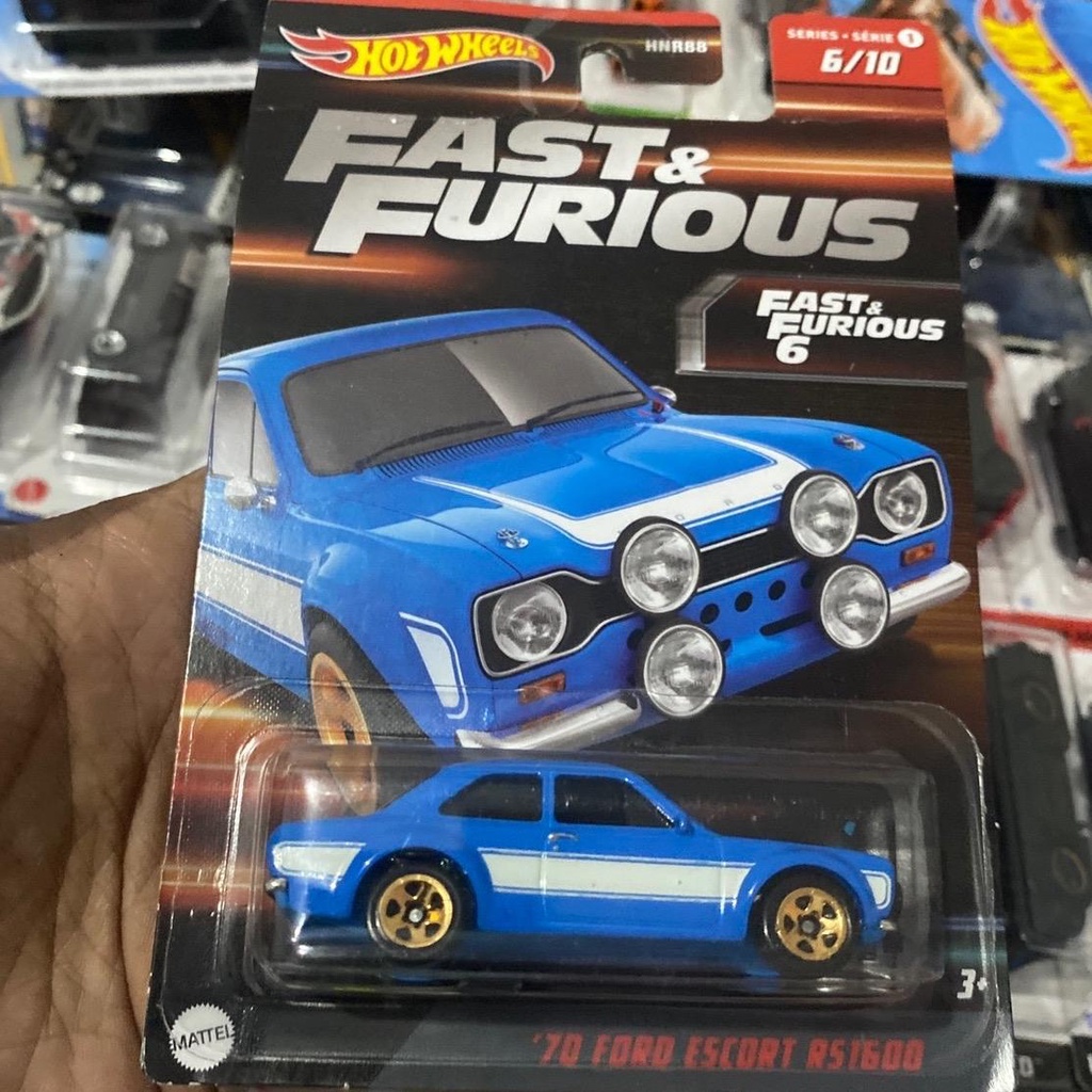 Hotwheels 70 ford escort rs1600 Fast furious Wave 1