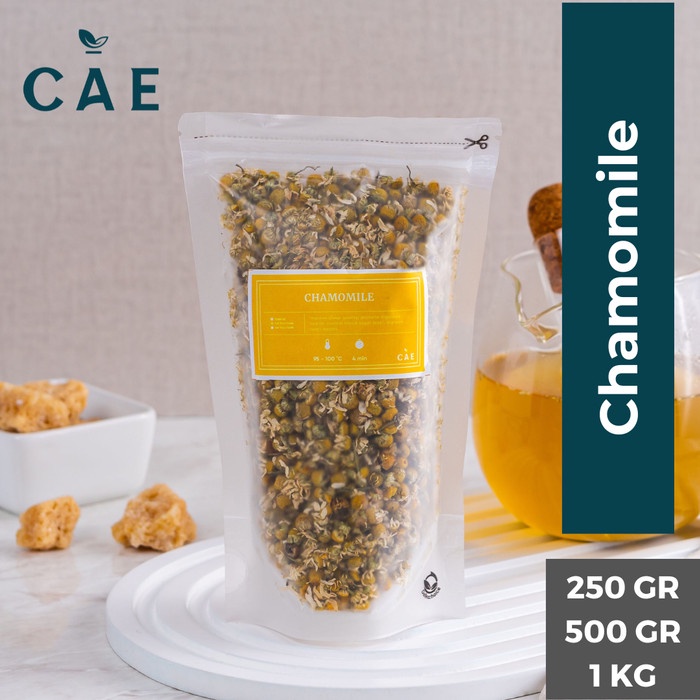 

Chamomile Flower Tea Teh Bunga Flower Tisane Premium 250 Gr - 1 KG