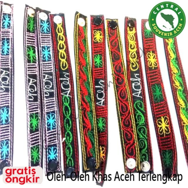 Gelang khas Aceh motif kerawang Gayo | oleh-oleh khas Aceh