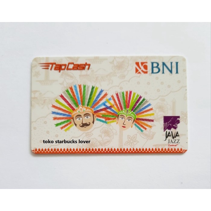 Tapcash tap cash BNI Saldo 0 RARE Java Jazz UI Jessie - Jessie
