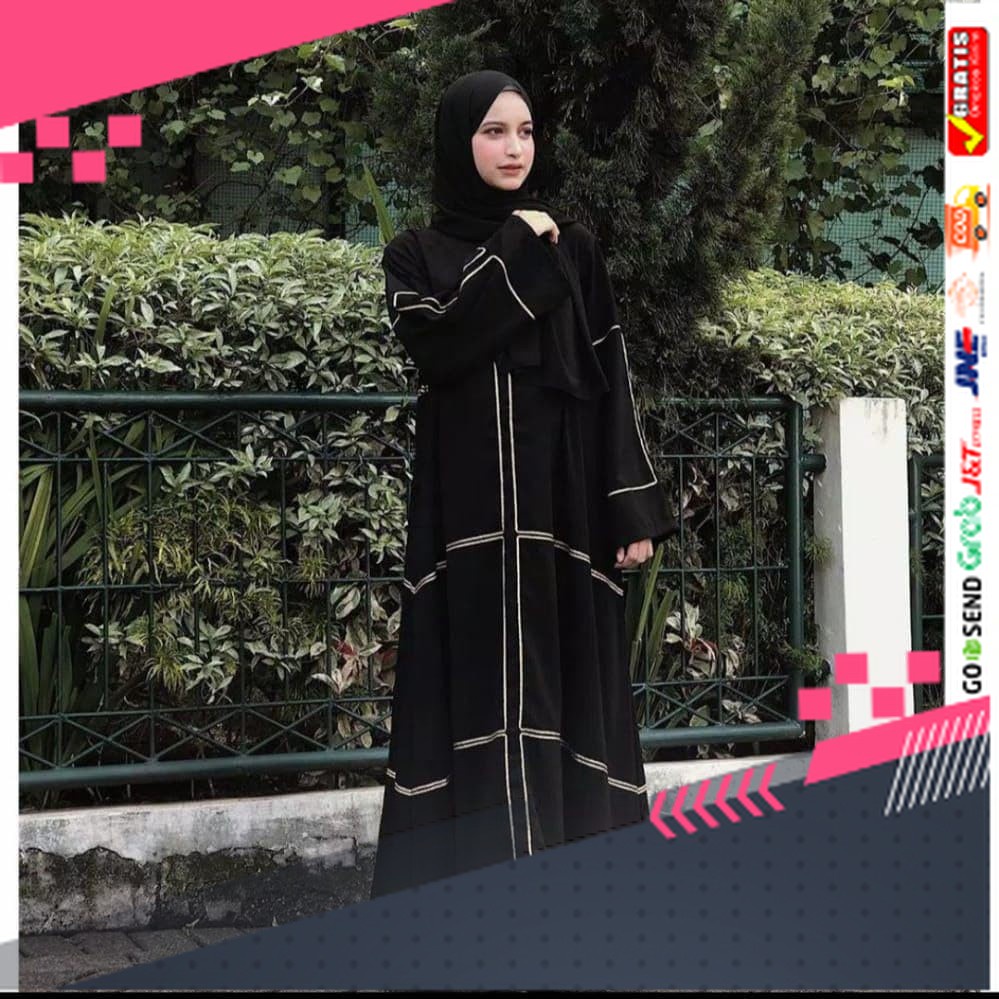 BAJU GAMIS MODEL BARU TERMURAH STYLE TRENDY /Abaya Gamis Maxi Dress Arab Saudi Abaya hitam polos Bor