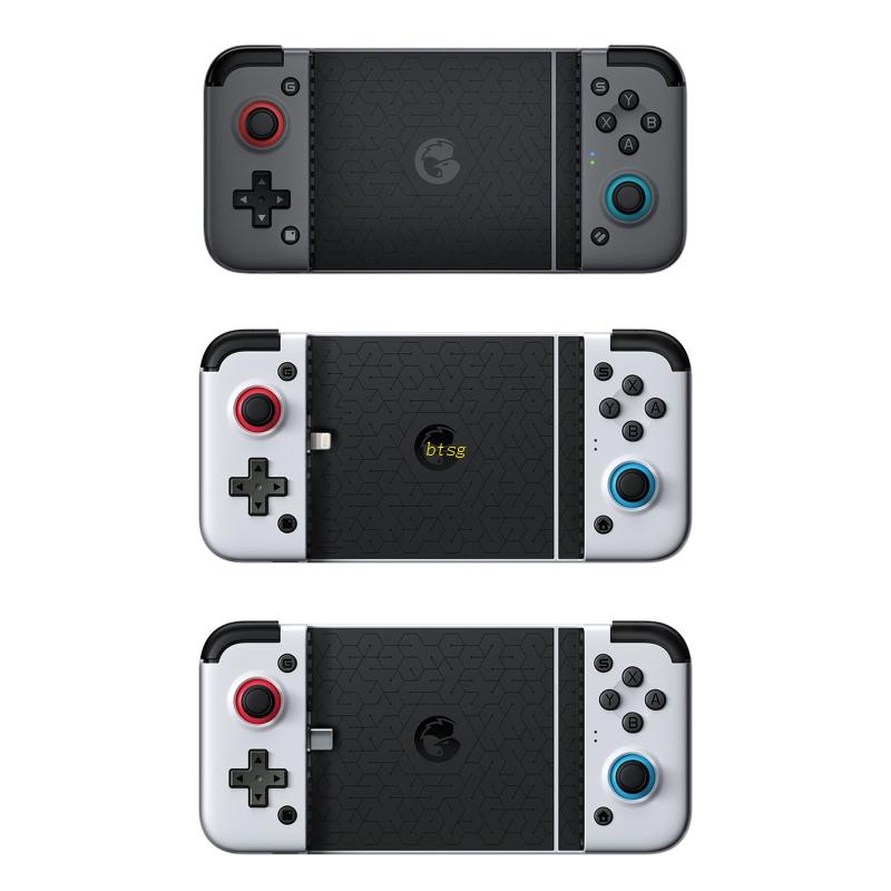 Btsg X2 Mobile Controller Bluetooth-Kompatibel Versi/Gamepad Teleskopik Tipe-C/iOS Tidak Tertunda Untuk Raja Glory