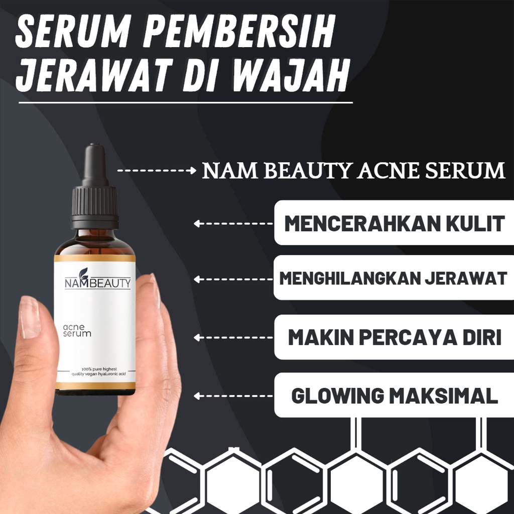 nam acne serum serum pembersih jerawat dan bekas jerawat  serum pembersih wajah  serum pembersih waj