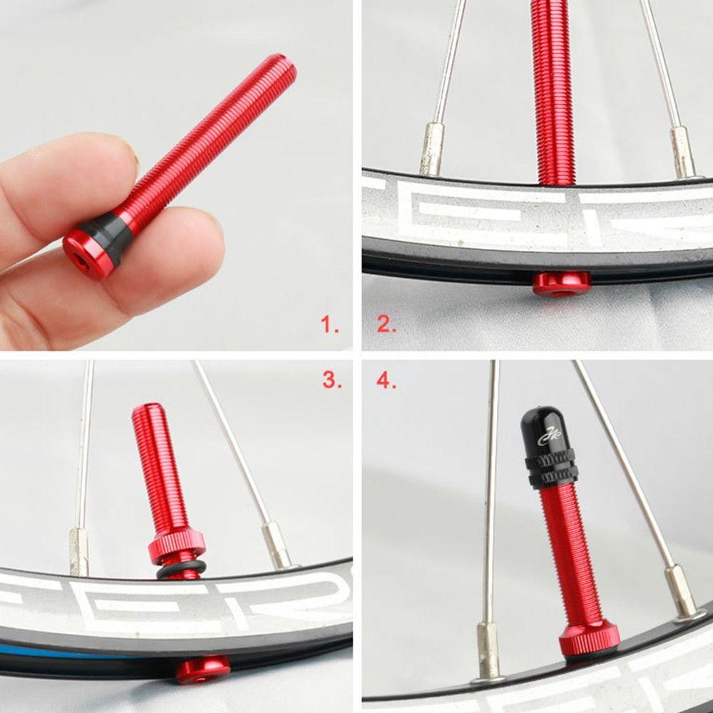 R-FLOWER 1pc/1set Schrader A/V Klep Baru 60mm MTB Sepeda Jalan Presta Valve