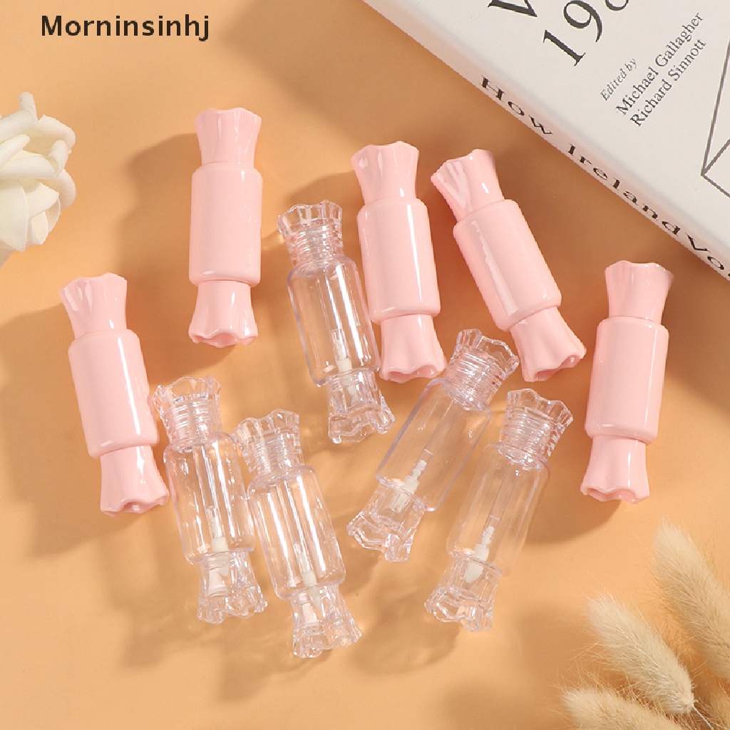 Mornin 5Pcs Menggemaskan Bentuk Permen Kosong Lip Gloss Tabung DIY Wadah Bibir Isi Ulang id