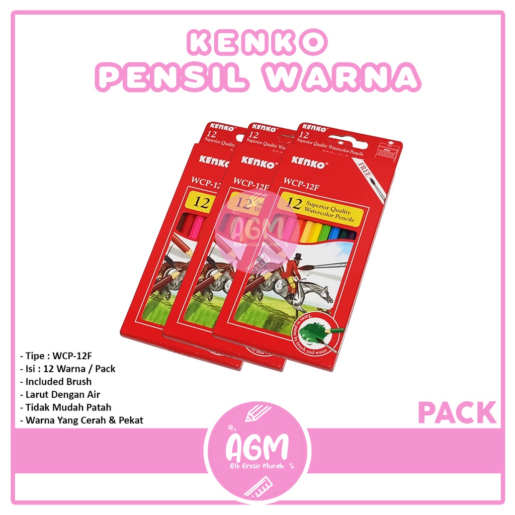 

KENKO - Watercolor Pencil WCP-12F - Set
