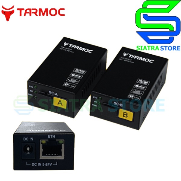 Tarmoc TMC-1SC1E-P | 1 FO 1 LAN POE IN 5-24V | HTB 3100 | HTB Mini A+B