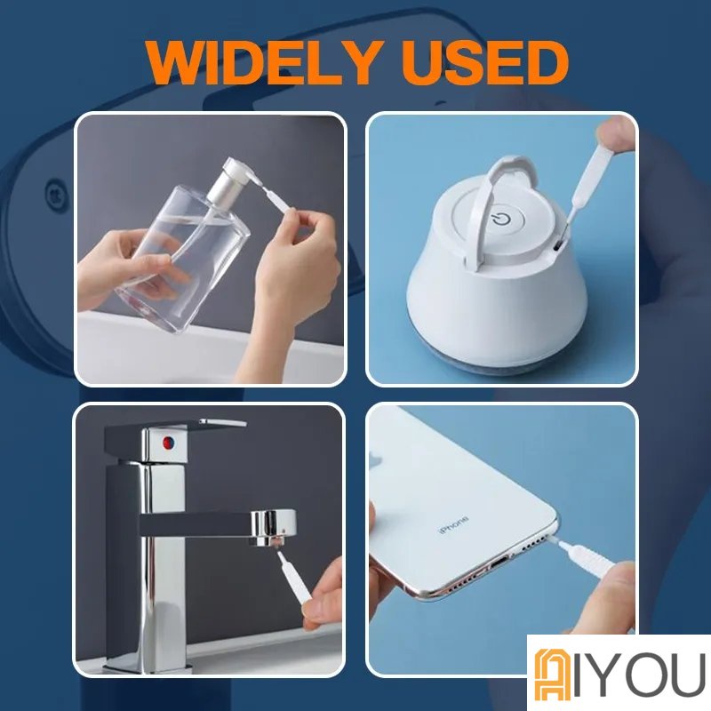 IPHONE Plug Debu Port Pengisian Ponsel Untuk Iphone1413 Pro Max Port Cleaner Kit Keyboard Komputer Alat Pembersih Sikat10 /20 /30Pcs