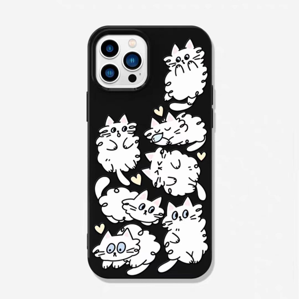 Iphone 14Plus iPhone 14seri TPU Soft Case Phone Case ins Kamera Perlindungan Iphone14 13 11 14Plus Pro Max7 8Plus X XR 12mini 13mini Empat Sudut Shockproof