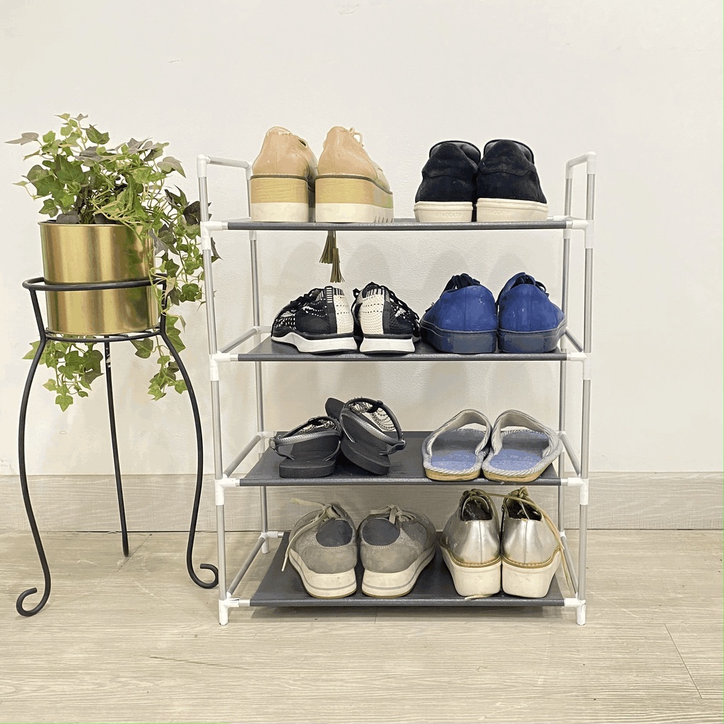 IG - RAK SEPATU SENDAL | RAK SERBAGUNA 4 DAN 5 SUSUN | RAK SUSUN PORTABLE MULTIFUNGSI | AMAZING SHOES RACK