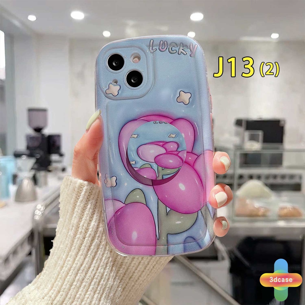 Compatible For Case IPhone 11 12 13 14 PRO MAX 6 7 6S 8 14 Plus X XR XS MAX 11 12 13 Se 2020 6SPlus 7Plus 6Plus 8Plus 14Plus XSMAX Lucky Tulip Couples Soap Case With Stand