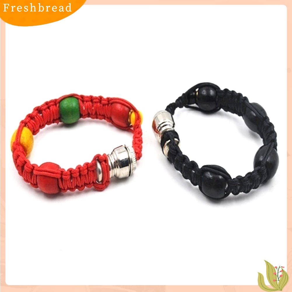 &lt; Freshbread &gt; Fashion Unisex Knotting Manik-Manik Pipa Tembakau Handwoven Gelang Bangle Perhiasan