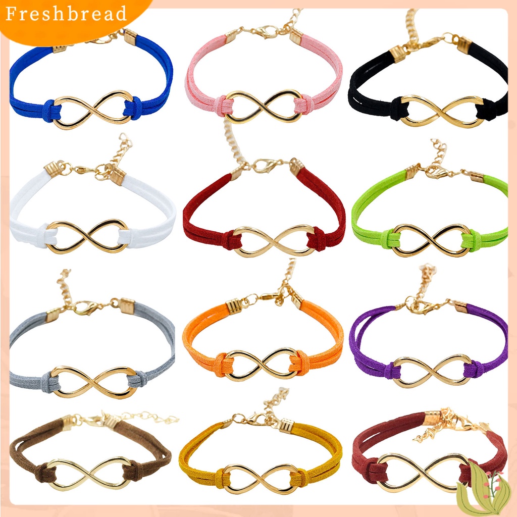 &lt; Freshbread &gt; Gelang Adjustable Handmade Alloy Wanita Pria Link Strentch Bracelet Untuk Ulang Tahun