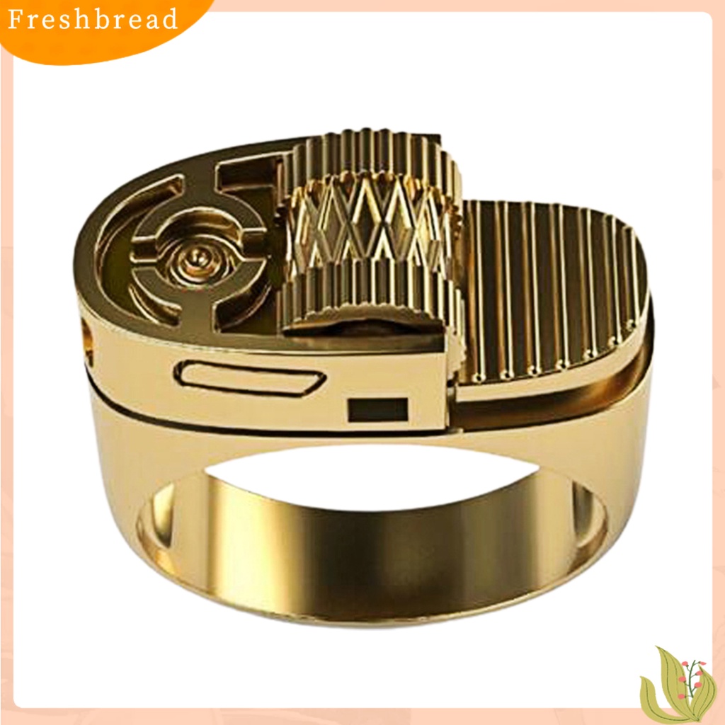 &lt; Freshbread &gt; Pria Fashion Cincin Paduan Pribadi Circlet Kilau Perhiasan Hadiah