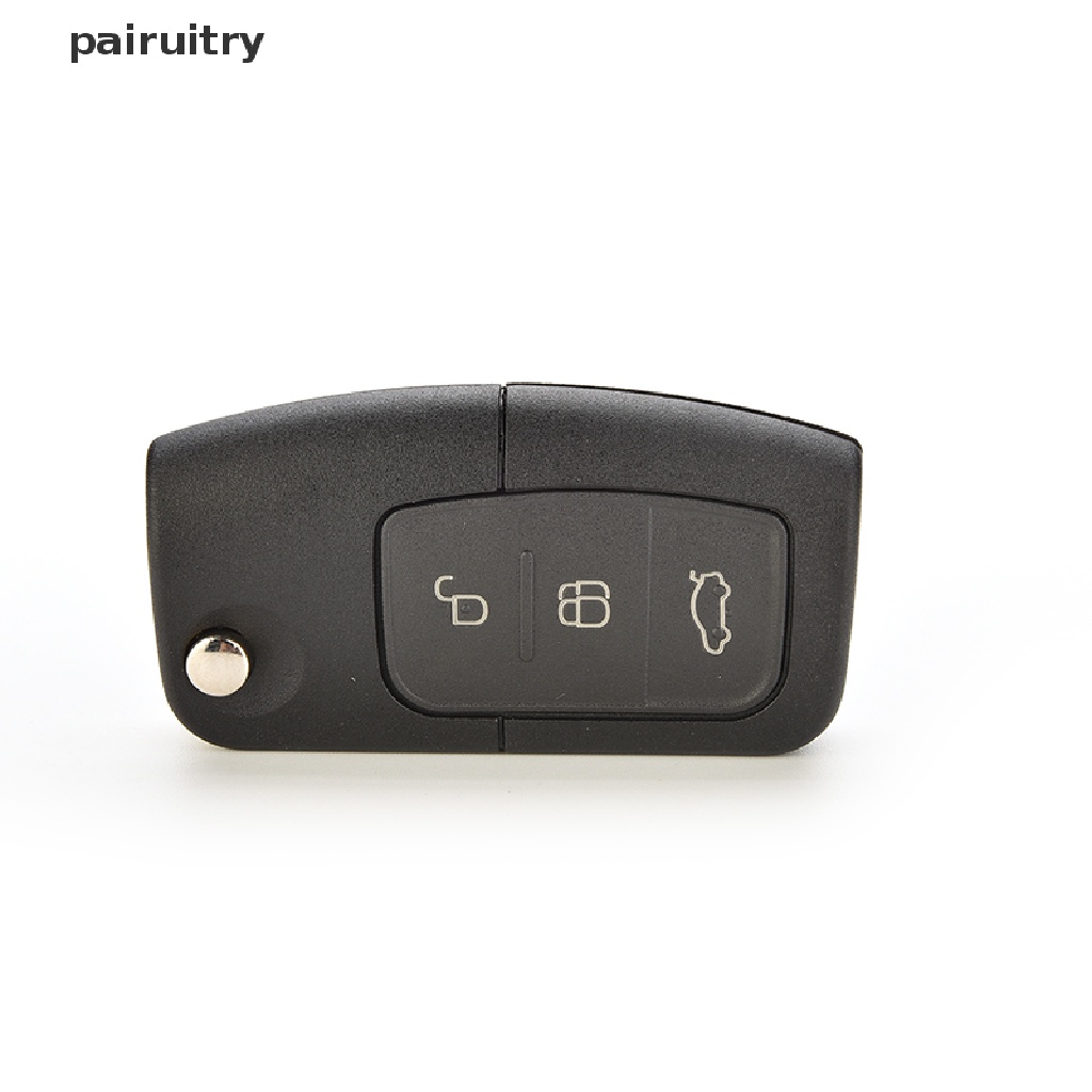 Prt Flip Remote 3tombol Key Shell Holder Cocok Untuk FORD Focus Fiesta Case Pengganti PRT