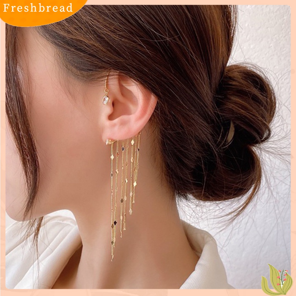 &lt; Freshbread &gt; 1Pc Klip Anting Jumbai Ear Wrap Jenis Perhiasan Berlebihan Manset Telinga Vintage Untuk Pesta