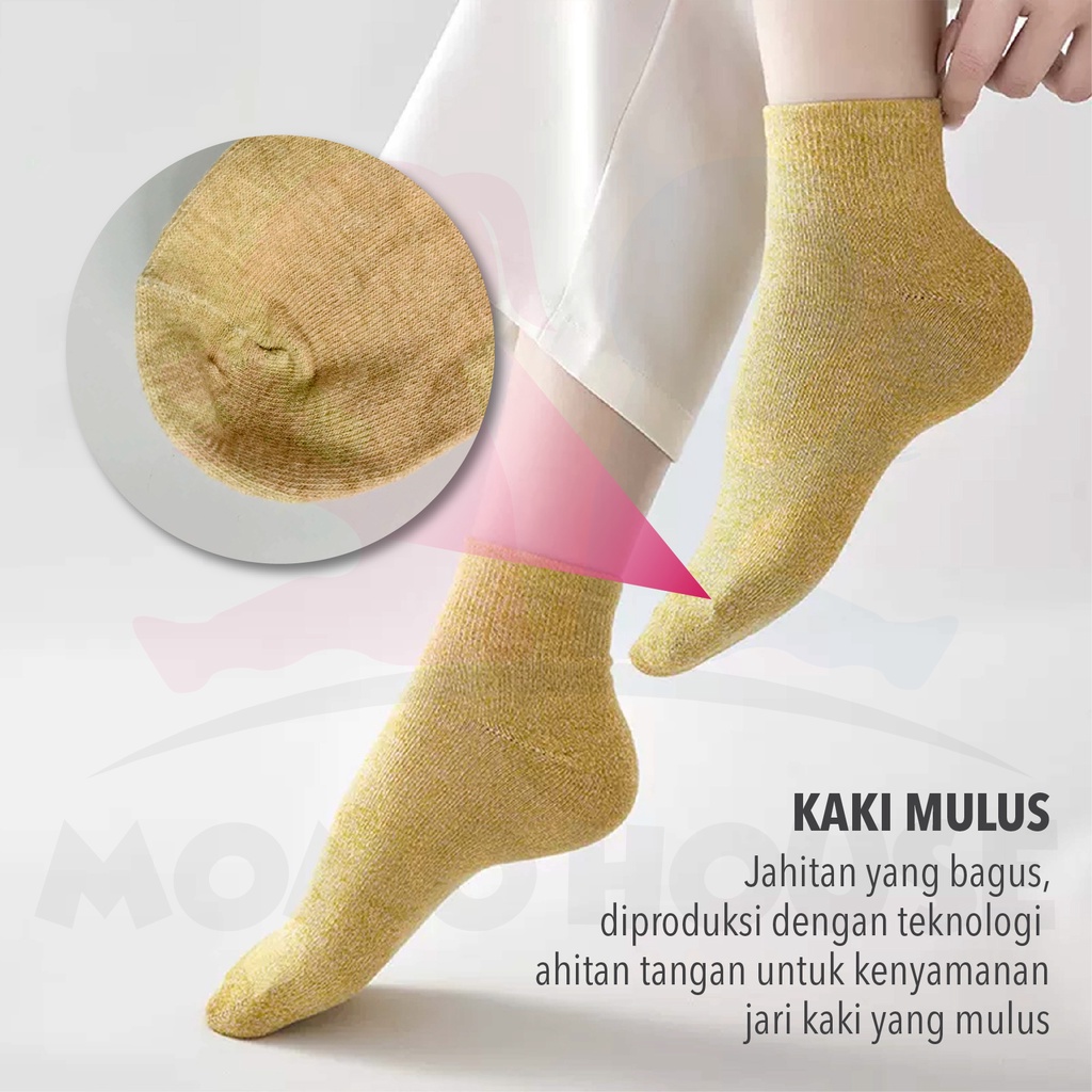 MOMO HOUSE Kaos Kaki Pendek Wanita Kaos Wanita Kaos Kaki Kaos Kaki Dewasa Perempuan Kaos Kaki Pendek Wanita Kaos Kaki Polos kaos kaki polos wanita