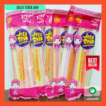 

Permen Jelly Stick - Permen Jeli Stik RIO - Snack Permen Sedotan Berperisa Aneka Buah