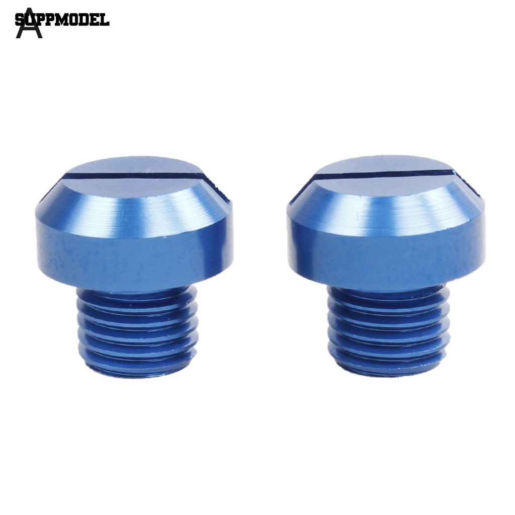 Suppmodel 2Pcs Sekrup Spion Motor Desain Minimalis M8 M10 Kaca Spion Drat Lubang Colokan Baut Mudah Dipasang Untuk Suzuki/Untuk Honda/Untuk Yamaha/Untuk Kawasaki