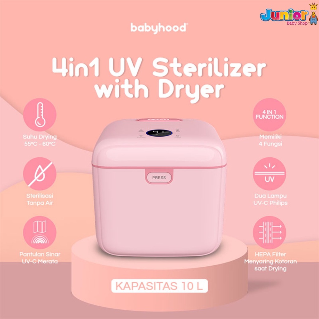 Babyhood UV Disinfection Cabinet Sterilizer With Driyer BB-2001