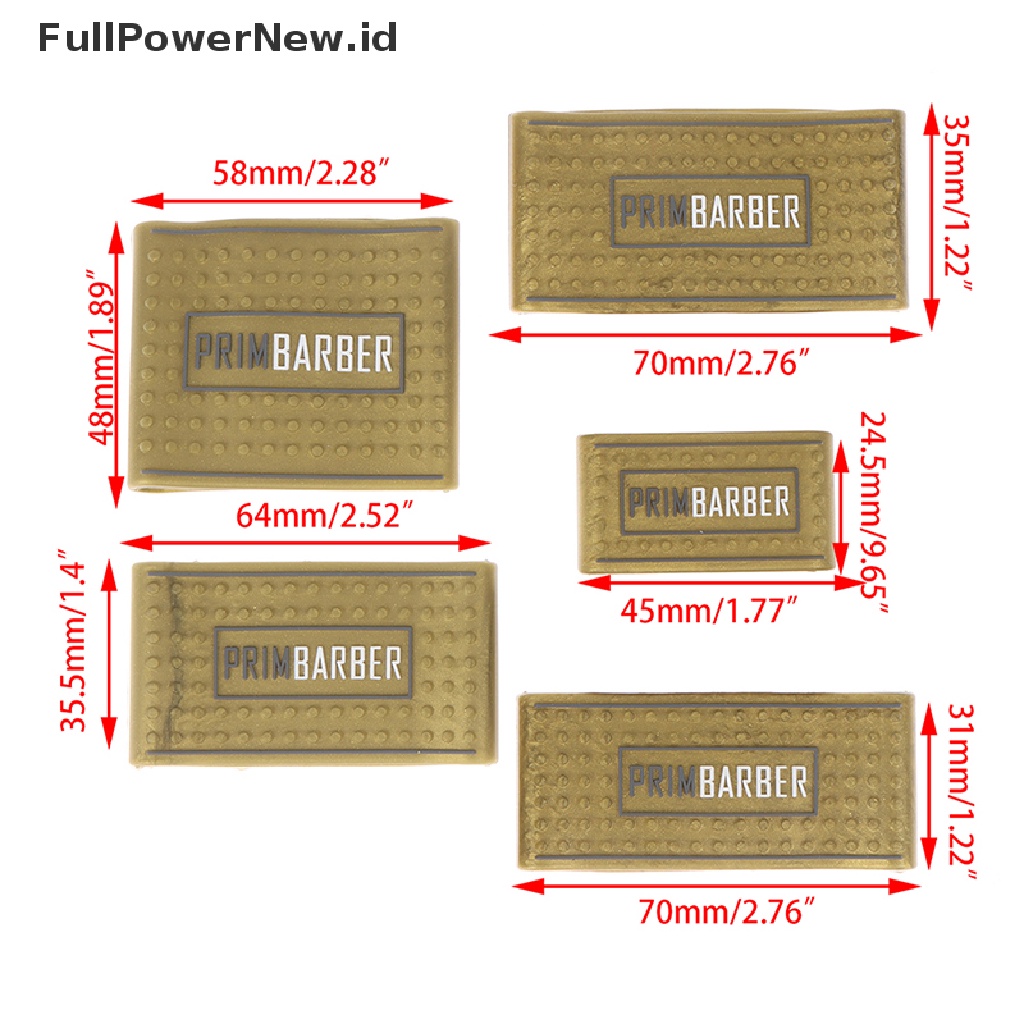 Power Barber Hair Clipper Grip Karet Anti Slide Design Barber Sepeda Grips Hairdress ID