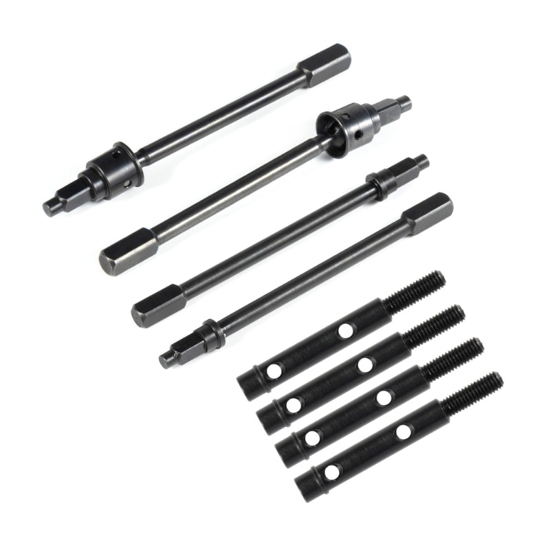 Vivi Steel Centre Drive Shaft Upgrade Part Untuk 1per18 RC Crawler Axial UTB18 1per18 Capra