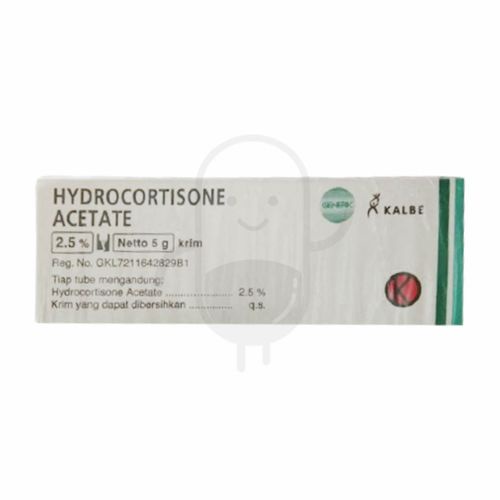 HYDROCORTISONE KALBE FARMA 2.5% KRIM 5 GRAM