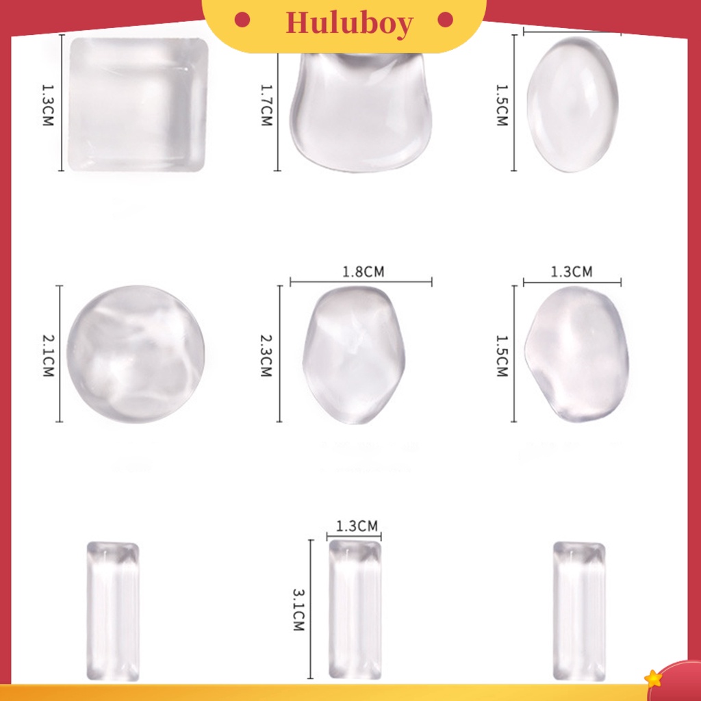 {In Stock} 48Pcs Pajangan Kutek Riak Air Bentuk Tidak Teratur Alat Nail Art Papan Warna Kuku Transparan Tips Swatch Kartu Untuk Menunjukkan Gel Polish