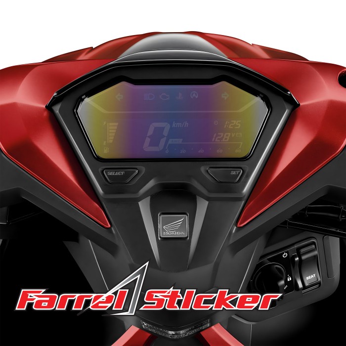 Stiker Anti Gores Vario Sticker Speedometer Vario 125 150 160 titanium