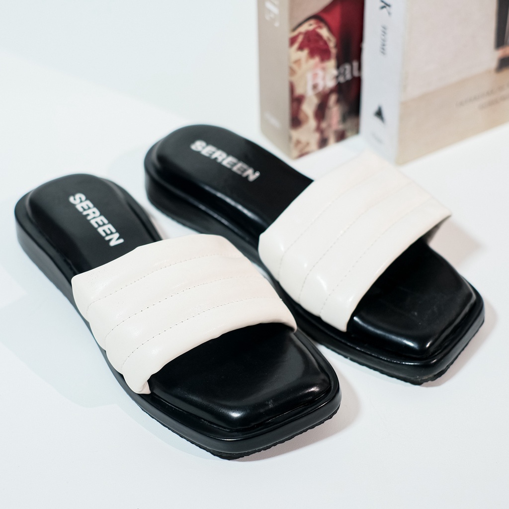 Sereen Sliders - Sandal Selop Wanita Tebal dan Empuk - Kenyamanan Maksimal saat Berpergian